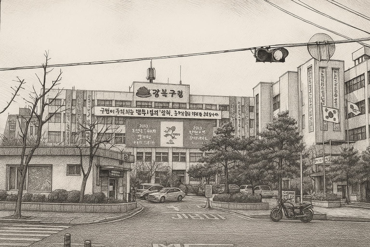 한강의 북쪽(北)으로 水 기운. 壬子는 큰 물의 극치. 4.19민주묘지와 독립운동가들의 묘소.