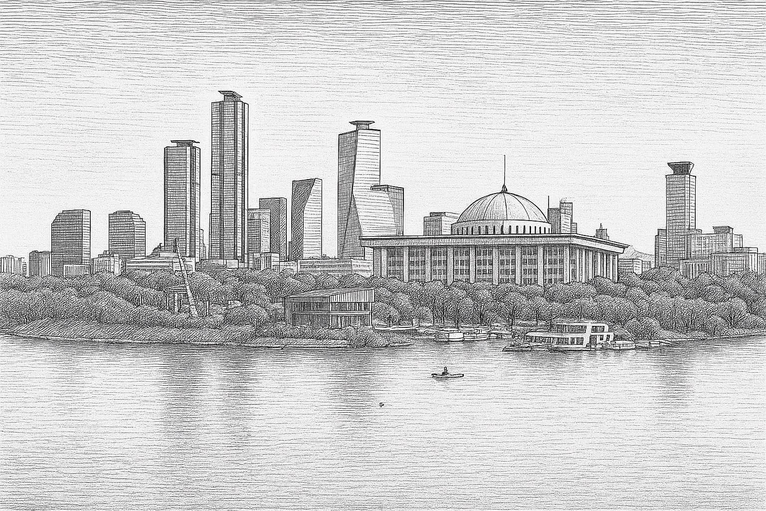 여의도동 오행 풍수