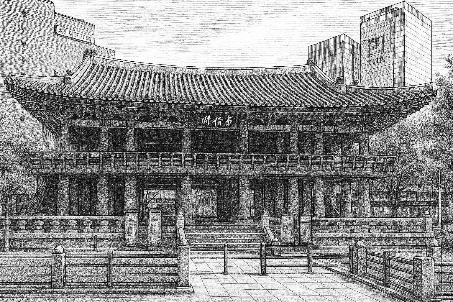 보신각 오행 풍수