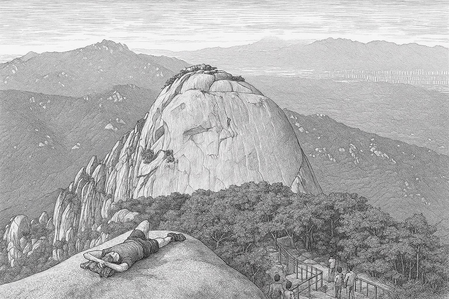 북한산(삼각산) 오행 풍수