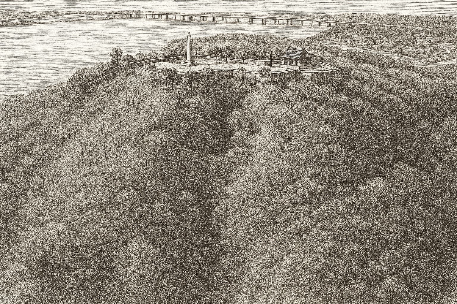 덕양산(행주산성) 오행 풍수