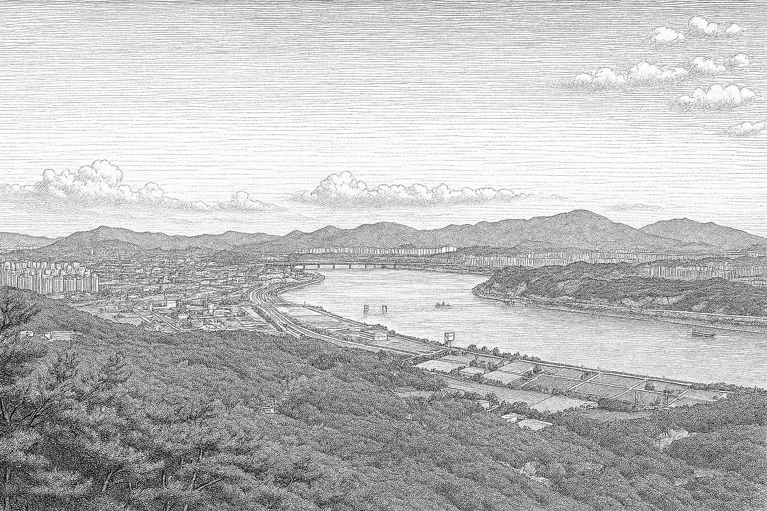 한강 오행 풍수