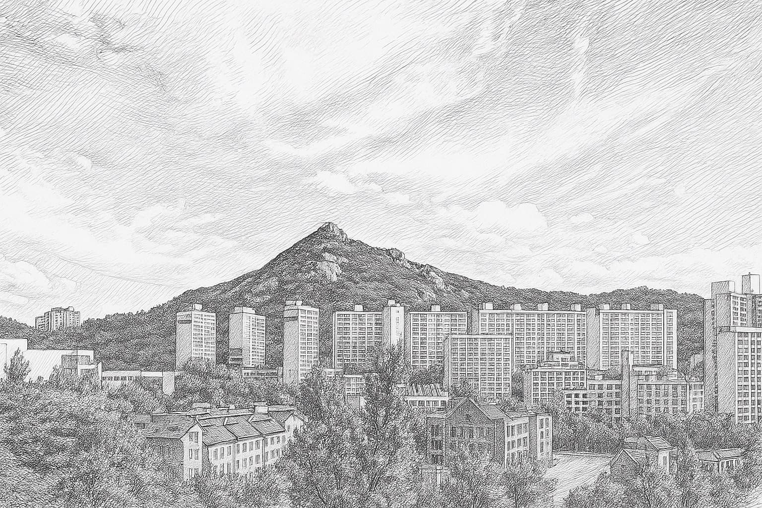 인왕산 오행 풍수