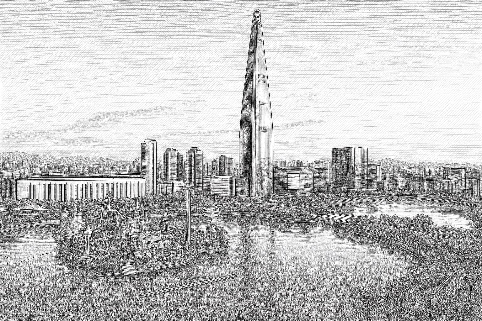 롯데월드타워 오행 풍수