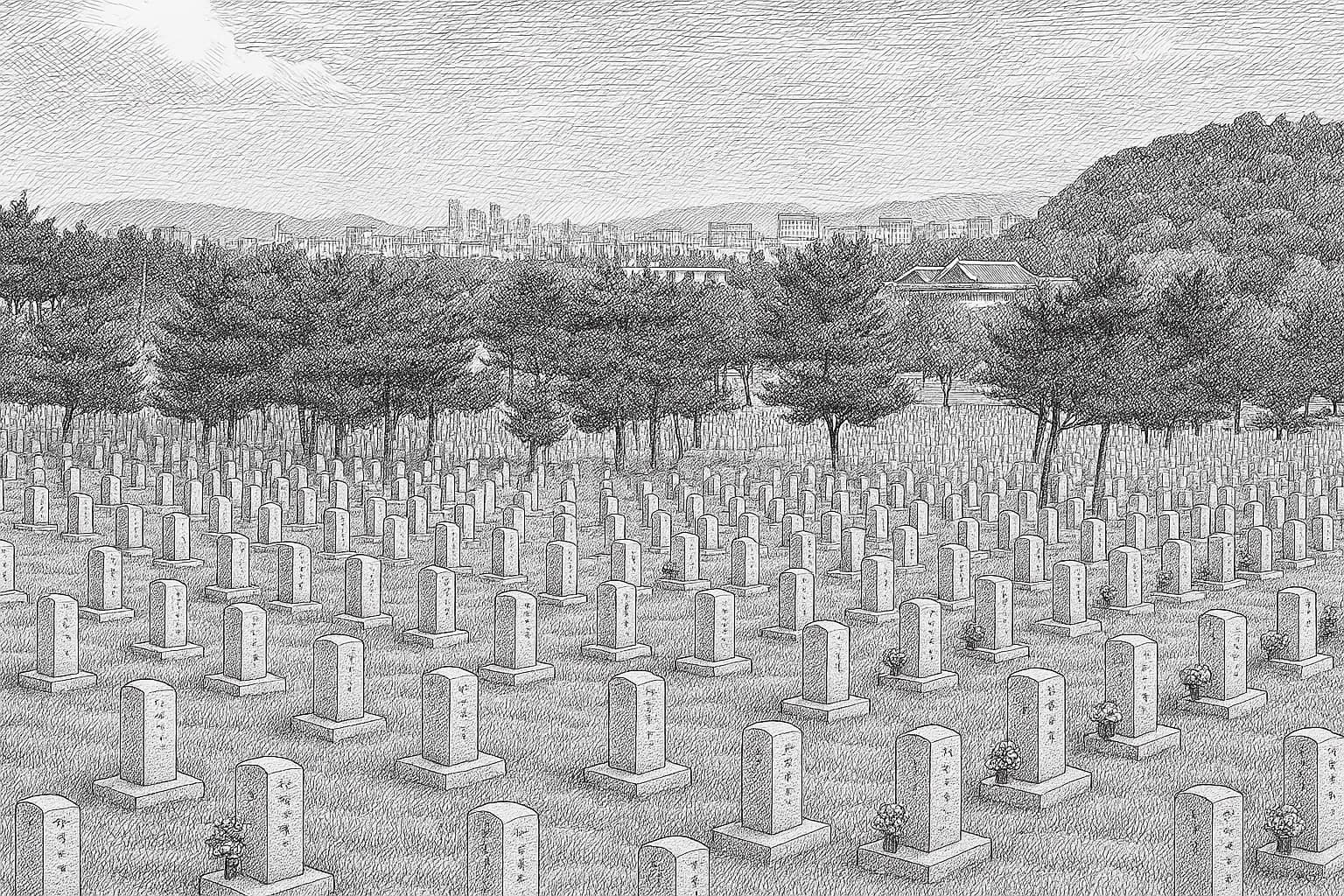 국립서울현충원 오행 풍수